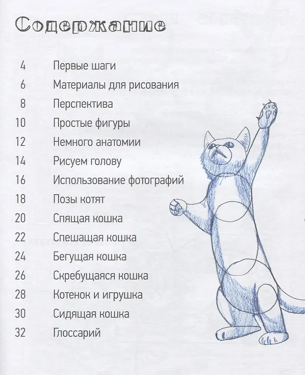 Книга Школа рисования. Кошки (Марк Бёрджин) — 4