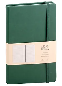 Книга для записей А5 96л лин. "Joy Book. Заколдованный лес" иск.кожа, тонир.блок, скругл.углы, ляссе, резинка, карман на задн.форзаце