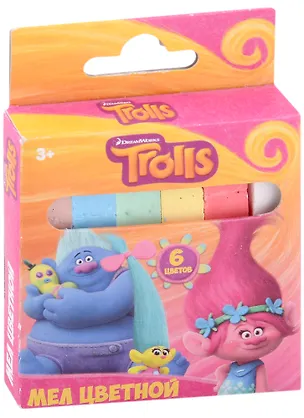 Мел Centrum Тролли цветной 6шт 327355