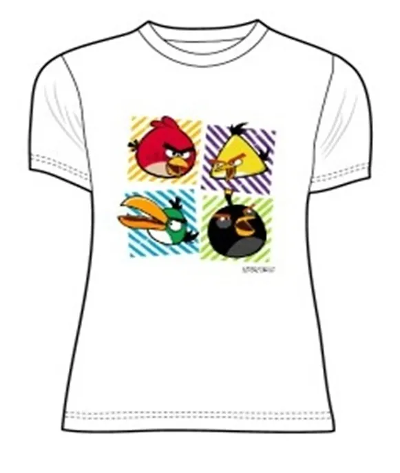 Angry Birds Футболка женская TRAIT (XS, Белый) (TSW25-WHT) 2373005 — 1