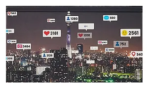 Планинг недат. 64л "Шум мегаполиса" карманный, 7БЦ, мат.лам, выб.лак, офсет