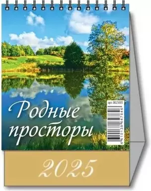 Календарь 2025г 100*140 "РОДНЫЕ ПРОСТОРЫ" настольный, домик — 3053979 — 1