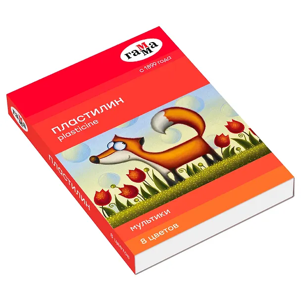 Пластилин  "Мультики" Гамма, 8 цветов 200249 — 6