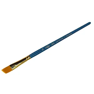 Кисть художественная №10 "Галерея", синтетика, плоская скошенная, короткая ручка, Гамма