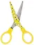 Ножницы 130мм "Kid Series" жёлто-белые, цв.печать "Смайлики", закругленные, BRAUBERG — 2937228 — 2