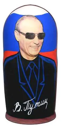 Сувенир, АКМ, Матрешка, 5М рис Путин h-18см 336548