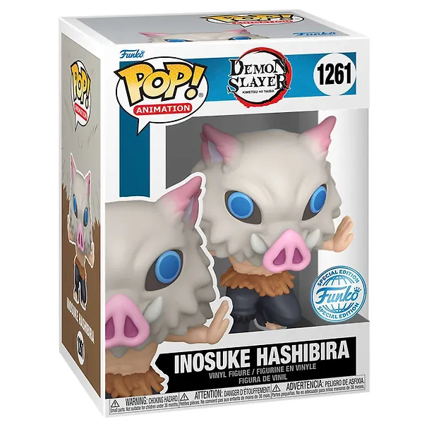 Фигурка Funko POP! Animation Demon Slayer Inosuke Hashibira 7th Form (Exc) (1261) (Fun68489) 3109257 — 3