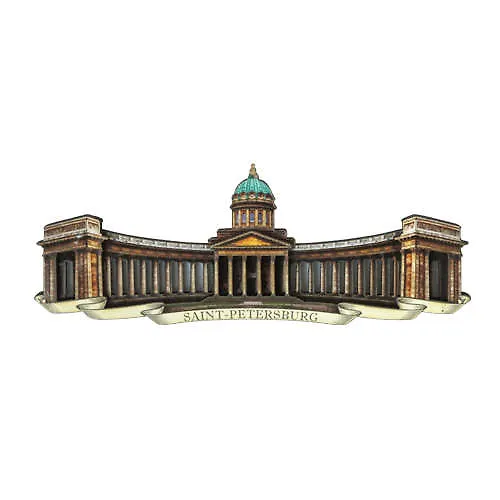 Сувенир ФМФ Магнит "Казанский собор"  M3D07 312522 — 1
