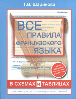 Все правила французского языка в схемах и таблицах: справочник по грамматике — 2373661 — 1