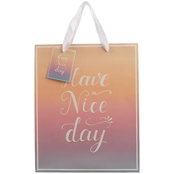 Пакет А4 32*26*12 Have A Nice Day нейтр., бум.мат.ламинат 256700 — 2