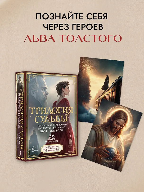 Книга Трилогия судьбы. Метафорические карты по мотивам книг Льва Толстого (Вероника Печерская) — 5