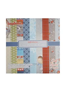 Набор бумаги д/скрапбукинга Однажды Зимой (SCB220605610) (15х15см) (24л.) (170 гр/м) (упаковка)