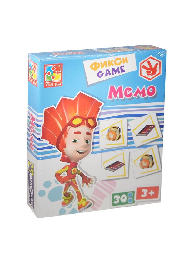 НИ Фикси Игры Мемо (3+) (VТ4207-02) (30 игровых фишек) (Vladi Toys) (коробка) 2489402 — 1