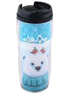 Термостакан Белый мишка (пластик) (350 мл)