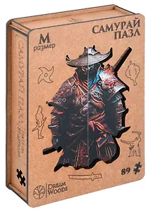 Пазл фигурный Dream Woods "Самурай", 89 элементов