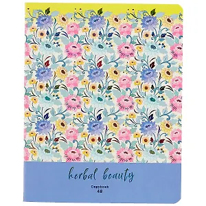 Тетрадь в клетку BG, Herbal beauty, 48 листов, в ассортименте