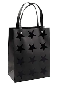 Пакет А5 23*18*10 "Black Stars" нейтр., бум.мат