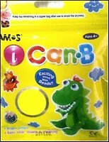 Пластилин мелкозернистый (желтый) (50гр) (23750) (ICB50YL) (4+)