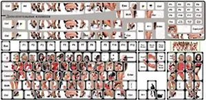 Декоративная наклейка на клавиатуру Одень Клаву (NNK-22) (упаковка)