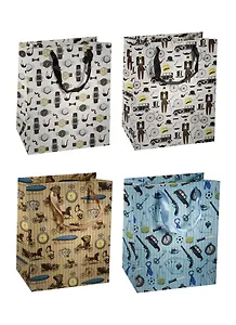 Пакет подарочный бумажный А3 32*42*11.5 "Джентельмен", нейтр., мат. ламинат, Kairui