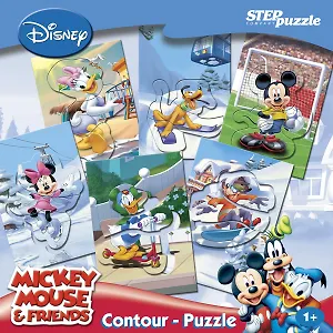 Игра, Дисней, Микки Маус, Contour-Puzzle
