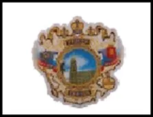 ГС магнит герб РФ полимер Красноярск Биг-Бен 16*10 см 453812, шт 2322878
