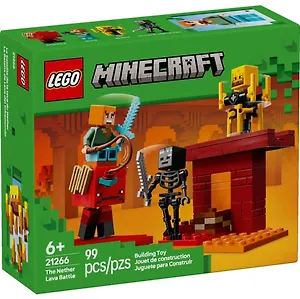 LEGO Minecraft: Битва за лаву Нижнего мира, 99 деталей (21266)