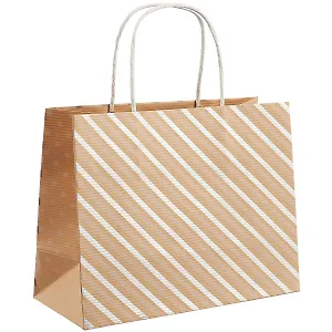 Пакет А5 18*23*10 "Gold stripes" нейтр., бум.мат.ламинат