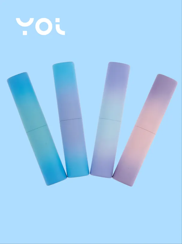 Текстовыделители 4 цвета "Градиент" soft touch, в ассортименте, Yoi 3073956 — 2