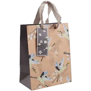 Пакет А5 23*18*10  "Журавли" жен., бум.мат.ламинат