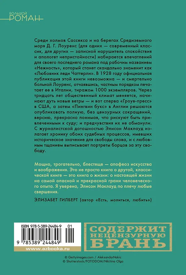 Книга Нежность (Элисон МакЛауд) — 2