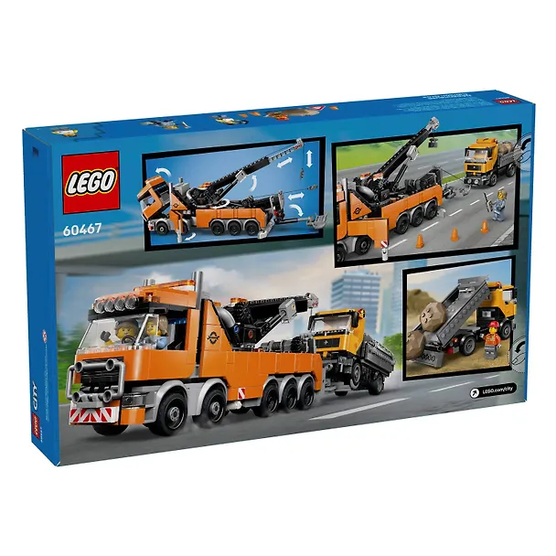 LEGO City: Тяжёлый эвакуатор с краном, 793 детали (60467) 3121262 — 5
