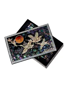 Шкатулка для украшений (перламутр) (10*6.5*3) (USEL-47)