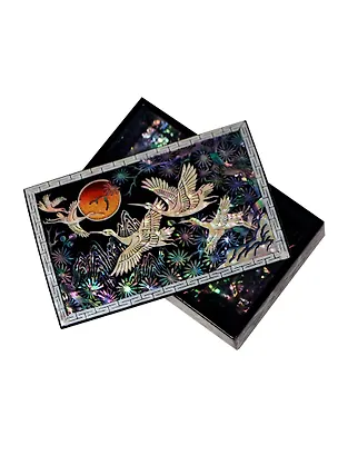 Шкатулка для украшений (перламутр) (10*6.5*3) (USEL-47) 2392944