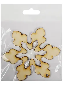 Подвеска на елку Снежинка 3 (87х100х3) (162909) (Полноцвет)