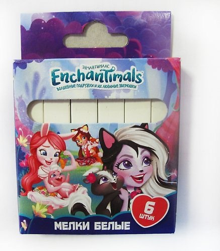 Мел белый Enchantimals 6 шт в упаковке 343221 — 1