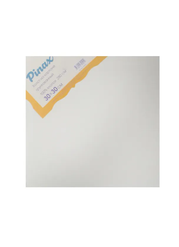 Холст на картоне 30*30, грунт., 100% хлопок, 280г/м2, Pinax 235561 — 1