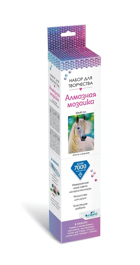 Набор для творчества. Алмазные узоры "Сила и грация", 30 х 40 см 2951174 — 5