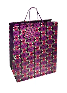 Пакет подарочный бумажный А4 26,4*35,5 ламинат, универ.тематика, ассорти AB, Арт-Дизайн