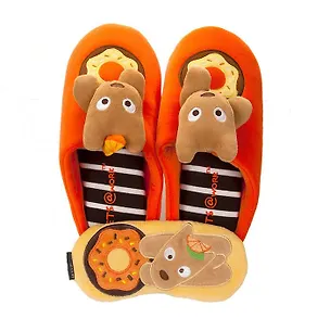 Подарочный набор "Тапочки и маска для сна" коллекция "Коты собаки" (15240) 2370933