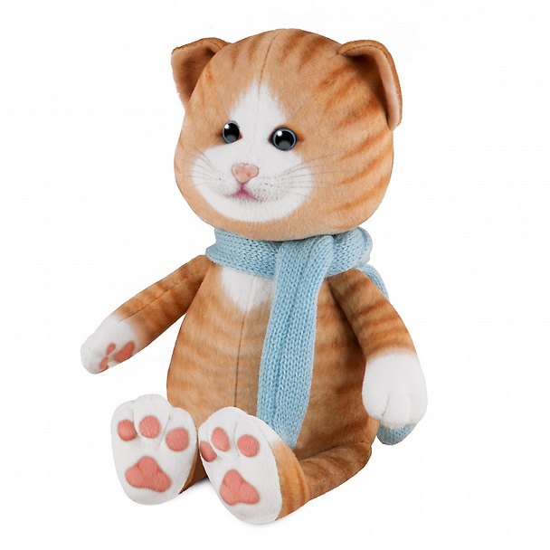 Мягкая игрушка НГ 2023 Кот Рыжик в Шарфе (20 см) (MT-MRT022211-1-20) 2954859 — 1