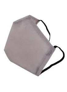 Маска защитная для лица (200х135мм) (р-р M) (спанбонд) (графитовая)