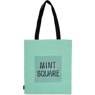 Сумка-шоппер Mint square цветная, текстиль 40см.*32см. — 2859020 — 1