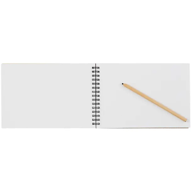 Скетчбук А5 50л "SKETCHBOOK. ЧеLOVEк" белый офсет, 120г/м2, микротекстурир., евроспираль 262368 — 2