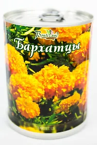Цветок в банке "Бархатцы" (77003)