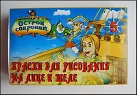 Краски пальчиковые Лапландия для детей от 3-х лет, набор 3 цвета, 150 мл. 2338635