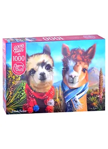 Пазл 1000 дет. Друзья-альпаки  Cherry Pazzl 30455