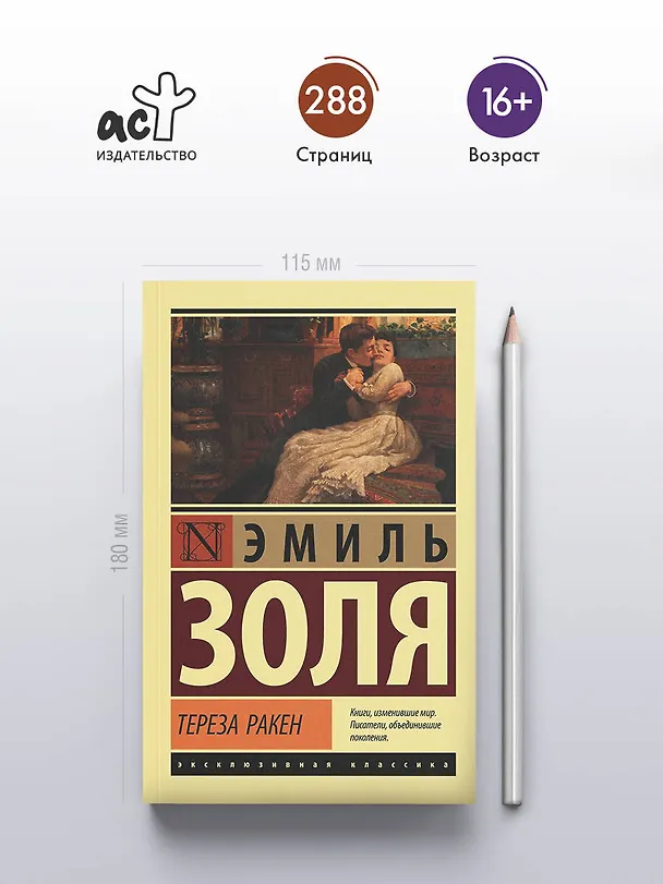 Книга Тереза Ракен (Эмиль Золя) — 5
