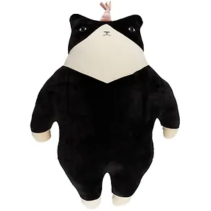 Мягкая игрушка Кот-единорог черный (текстиль) (60см) 2693561