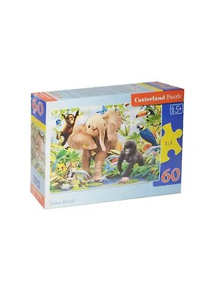 Пазлы 60 MIDI B-06724 Джунгли (32х23см) (5+) (коробка) (Castorland) 2448587